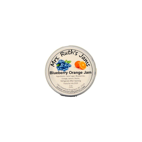 Mrs. Ruth's Jam Blueberry Orange 2 oz Jar - Southern Season