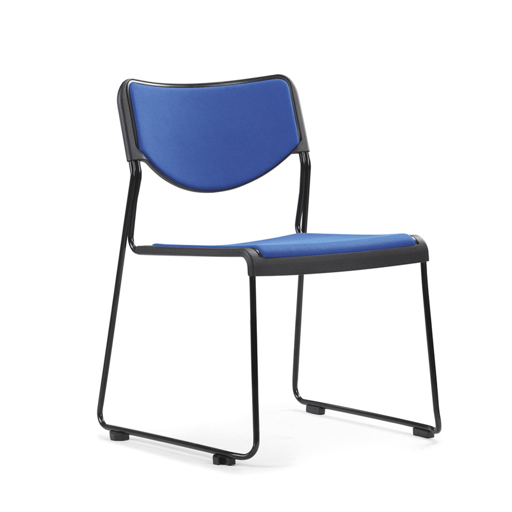 Cantilever base Stackable training chair with connected function