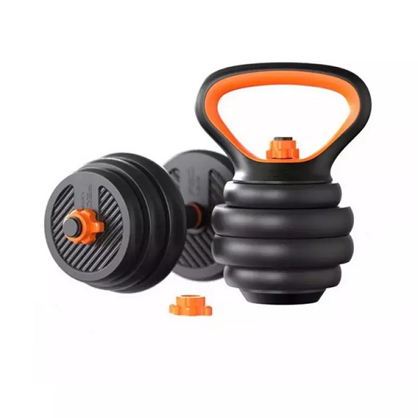 6 in 1 set Multifunctional Adjustable Dumbbell Cement kettlebell Set 10-40kg Gym Fitness Dumbbells