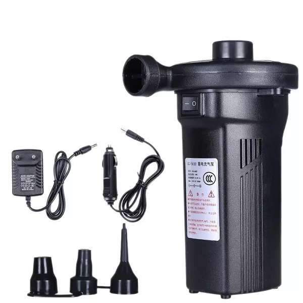 Eu Plug,Rechargeable Electric Air Pump Nickel-Cadmium Battery Inflatable Air Pump Inflate Deflate For Outdoor Kayak Airbed Boa