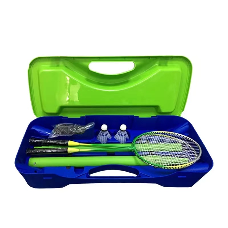  2 in 1 belt net portable badminton set best sell