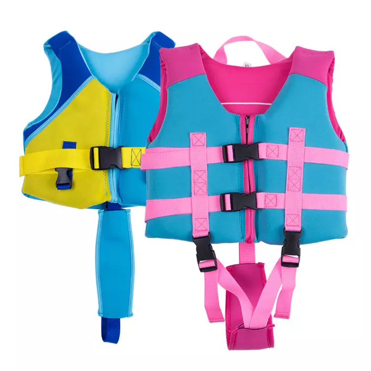 Wholesale Fashionable Learn To Swim Neoprene Kids Children Life Jackets Baby Swimming Buoyancy Vest Floatt Vest