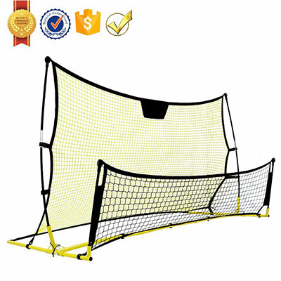 Adjustable Pitch Back Portable Backstop Goal Target Football Soccer Rebounder Net