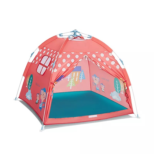 One-button quick-open children's tent portable foldable indoor and outdoor boys and girls princess baby children's room toys