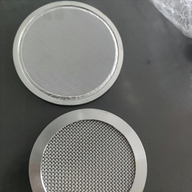 Disc Of Square Weave Sintered Mesh