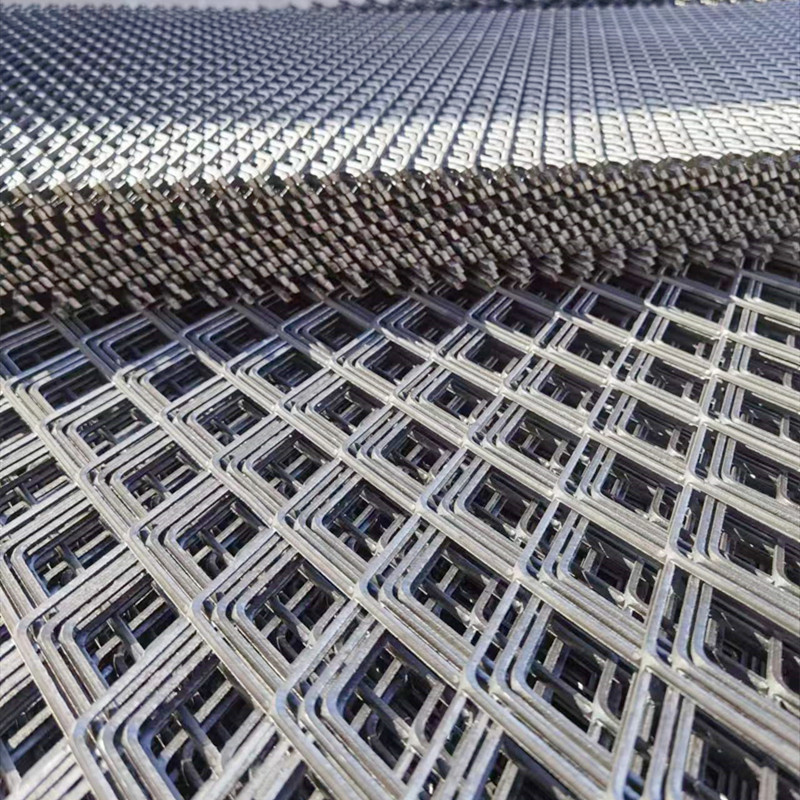 Carbon steel expanded mesh for stairs or walking road
