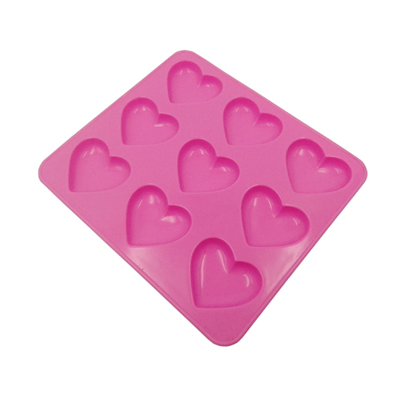 Custom heart-shaped silicone chocolate mold