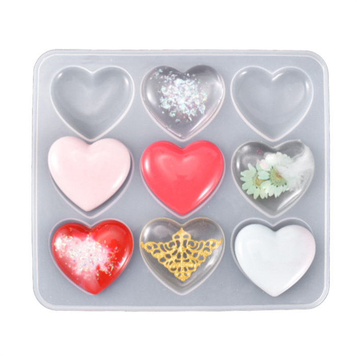 Custom Crystal Love silicone resin mold