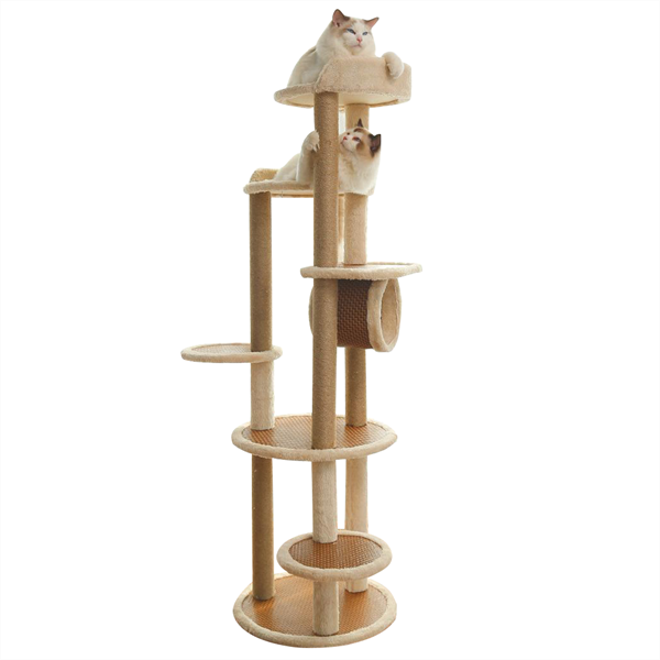 Wholesale Tall Modern Three-Dimensional Scratching Post Heavy Duty Sisal 