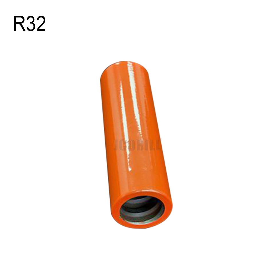 Rock Drilling Tools R32 MF MM Rod Speed Extension Drill Rod Coupling Sleeves for Mining Rock Drilling