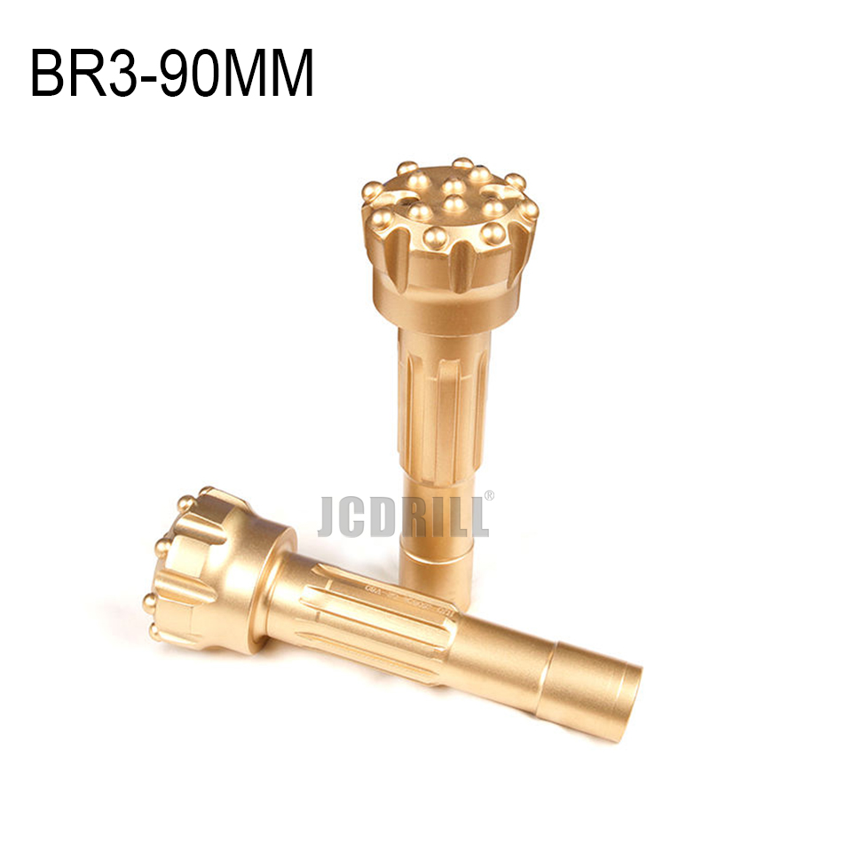 Dth Bit Drilling Rig Middle Air Pressure Dth Hammer Button Drill Bit BR3 For Hard Rock