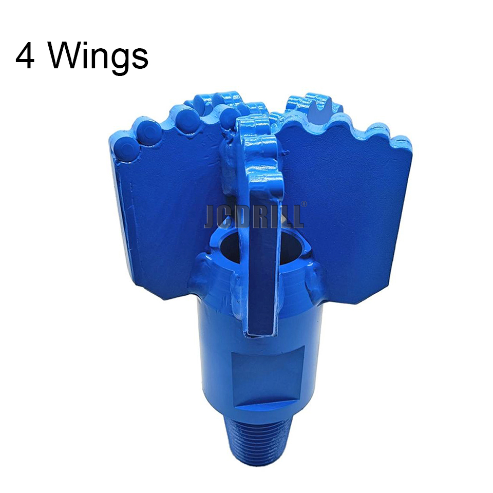 4 1/2" Api 4 Wings Chevron Drag Bit For Geothermy Drilling