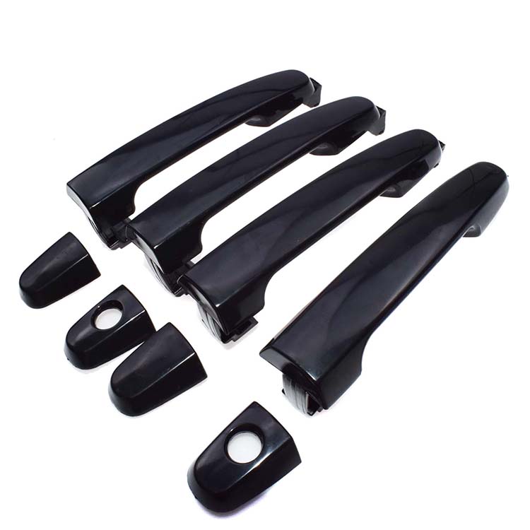 4 PCS Black Exterior Door Handle for Camry Corolla Yaris Solara Prius Matrix RAV4 Highlander Pontiac Vibe 69211-AA010 69211AA010 69211-AA010-C0 69211-AA020 69211-AA020-C0