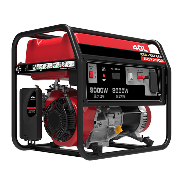 Single Phase SC10000-V 8500watts Gasoline Generator with Handle and 2 Wheels
