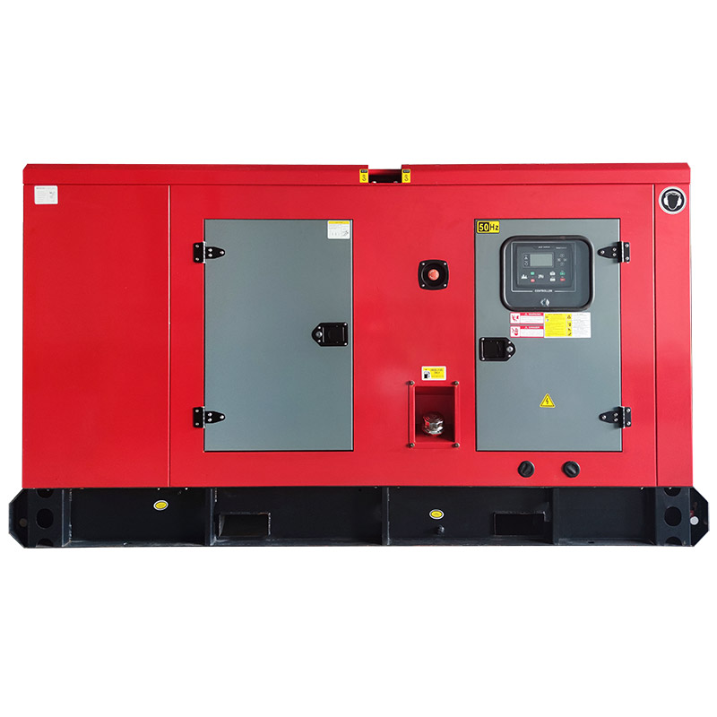 Diesel generator set with generator set container housing for high-rise buildings.