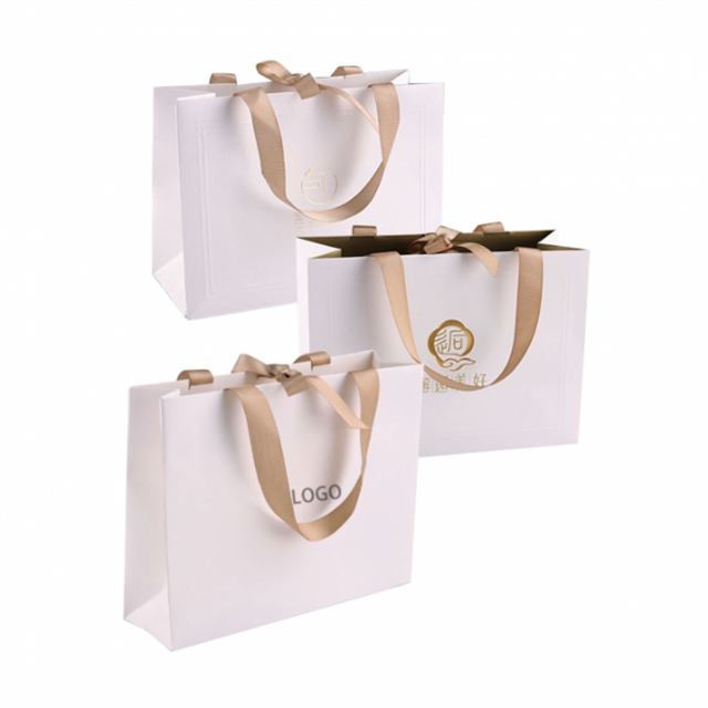 Luxury Shopping Paper Bag For Jewelry