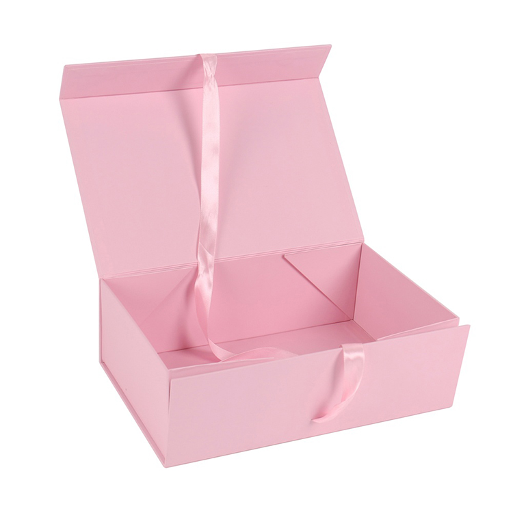 Custom printed megnetic folding paper box 