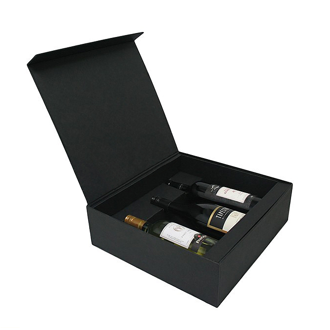 High quality custom paper wine box for 3 bottles