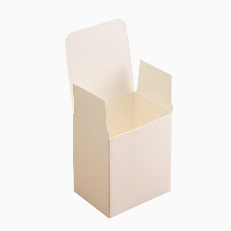 White Rectangle Foldable Cosmetic Box- China Printing Packing Supplier Wholesale