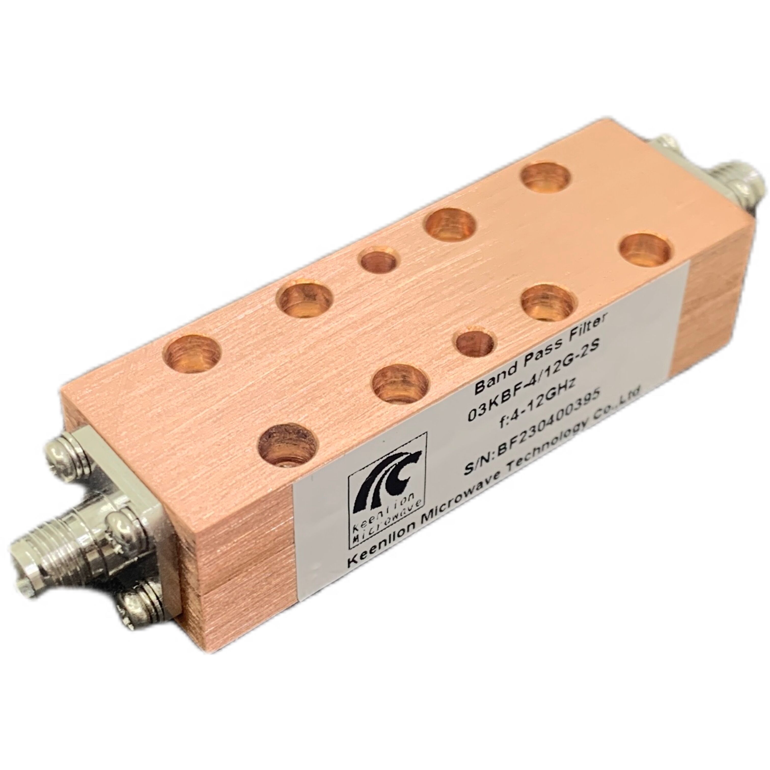 Manufacture Supply Customized RF Cavity Filter 4-12GHZ Band Pass Filter