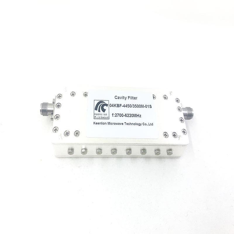 2700-6200MHz Cavity Filter  Microstrip RF Coaxial Filter Band Pass Cavity Filter