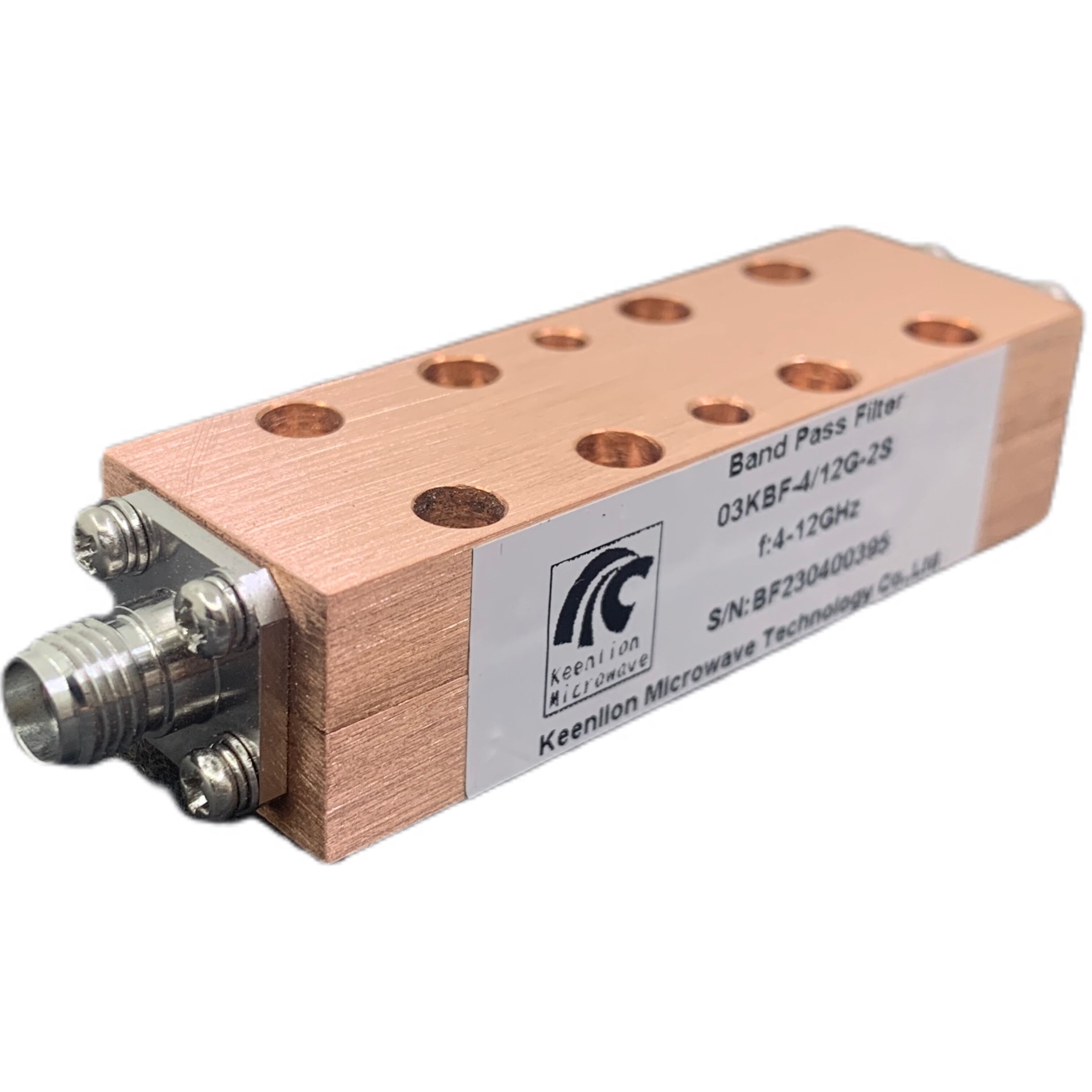 Manufacture Supply Customized RF Cavity Filter 4-12GHZ Band Pass Filter