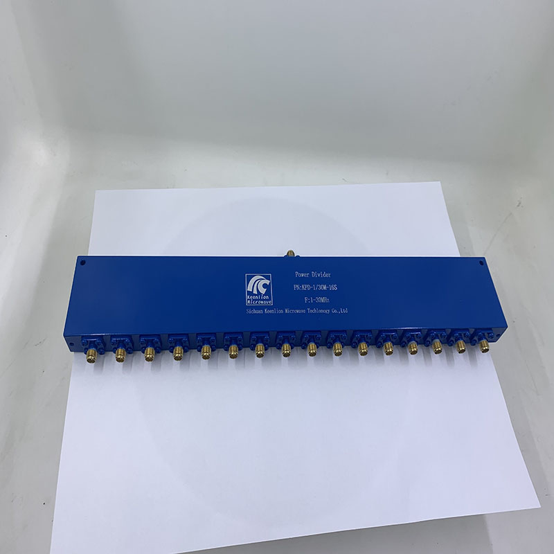 RF 16 Way 1MHz-30MHz Core & Wire Power Splitter Divider with SMA-female Connector