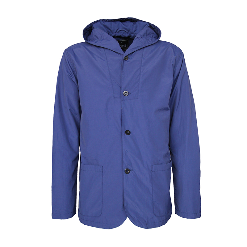 Men's Relaxed Fit Hooded Jacket With Big Pocket