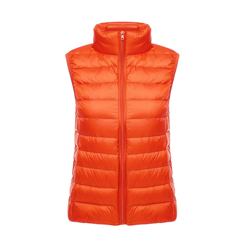 Women's Lightweight Warm Puffer Vest Running Winter Hybrid Sleeveless Quilted Water Resistant Jacket
