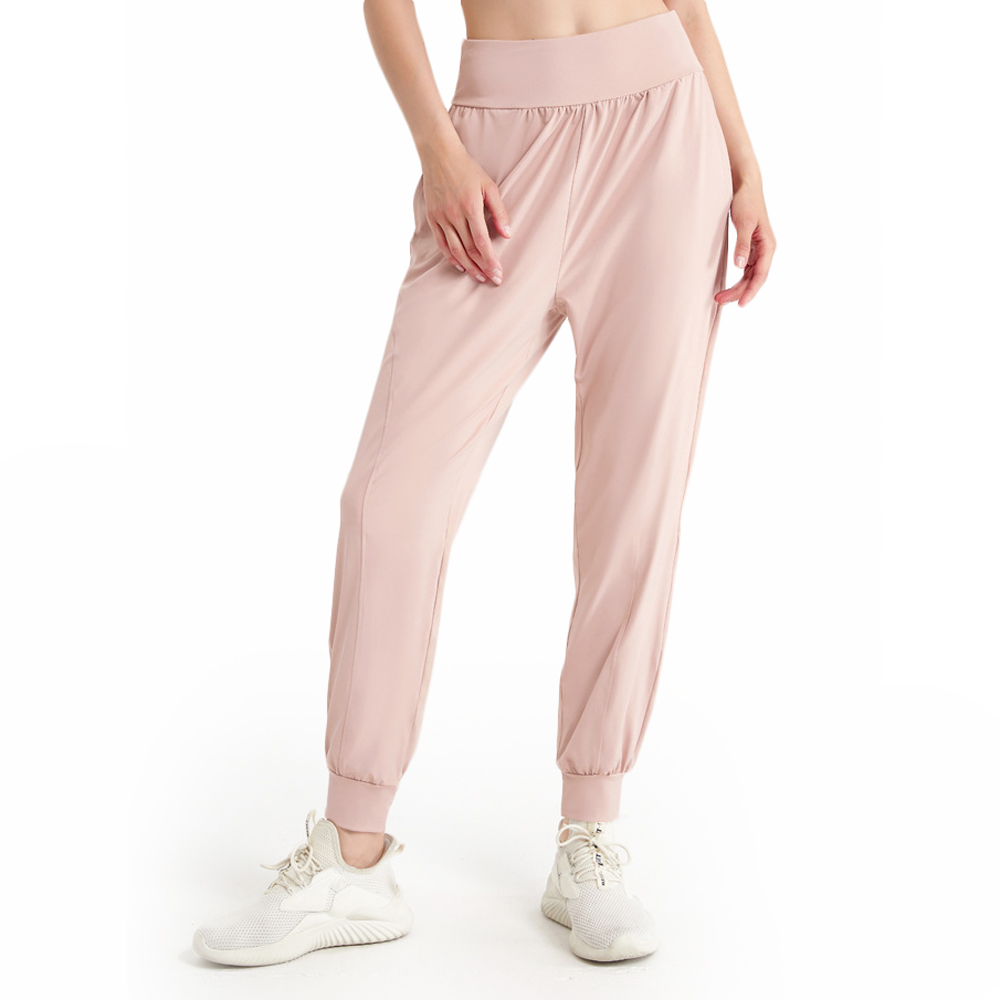 Women's Lightweight Workout Joggers - Casual Outdoor Running Athletic Track Pants with Pockets