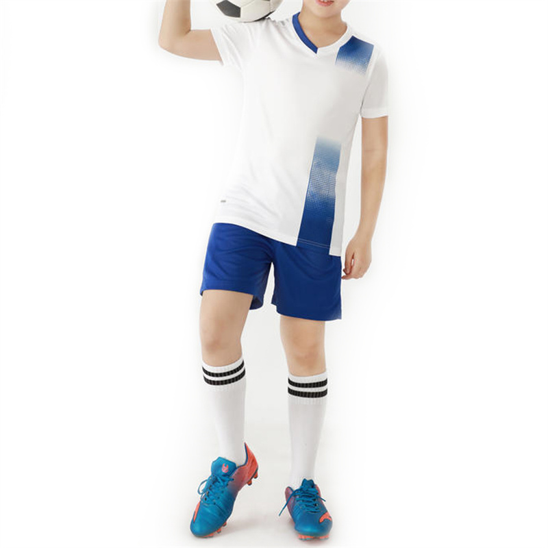 Boy's 2-Pack Soccer Jersey and Short Sets Quick Dry Sports Team Training Uniform