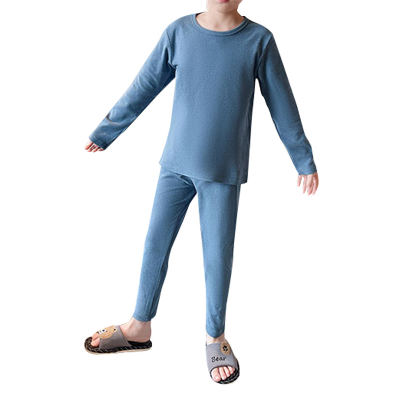 Boys' Thermal Underwear Set - 2 Piece Performance Base Layer Long Sleeve T-Shirt and Long Johns Set
