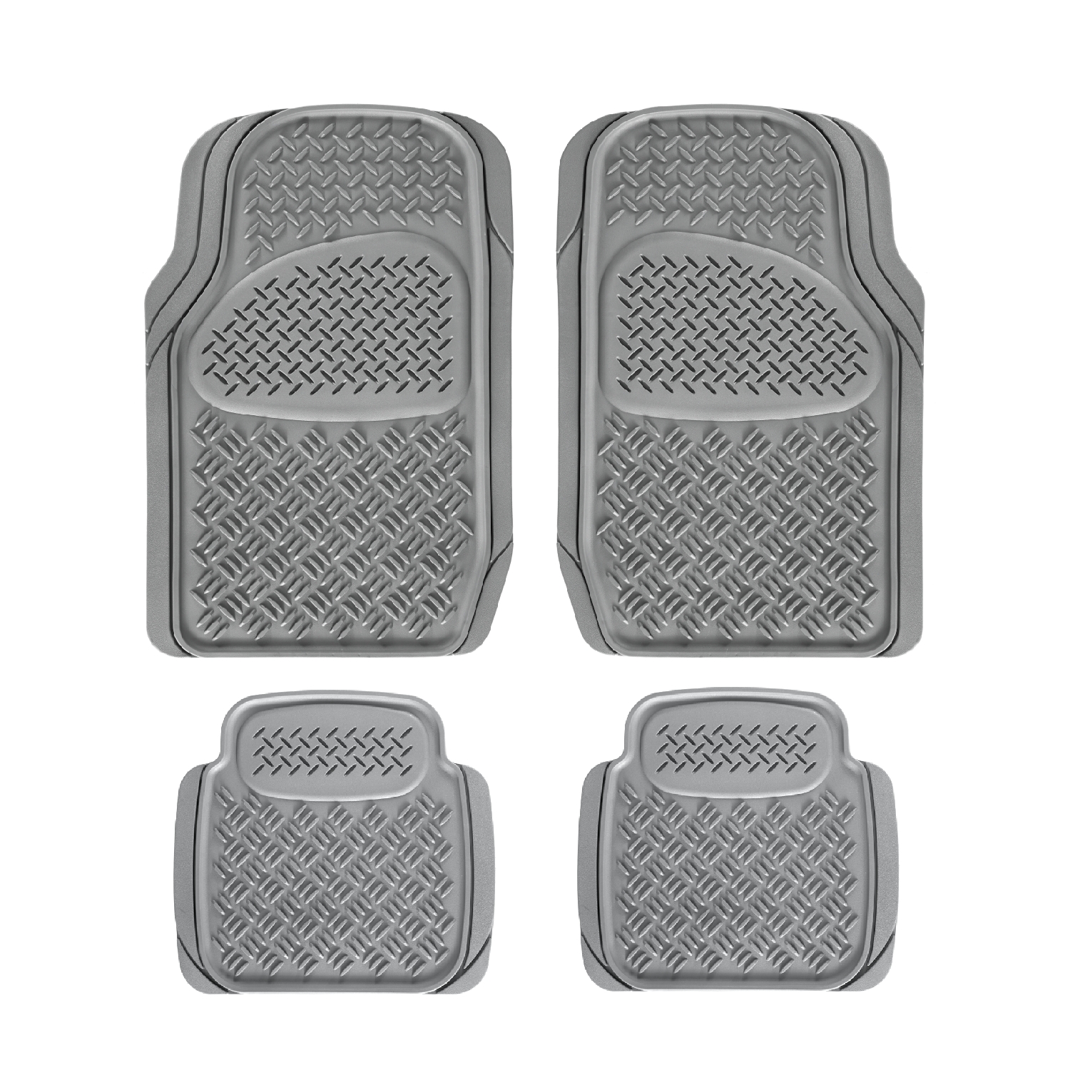 Classic diamond heavy duty 4 pc car mat