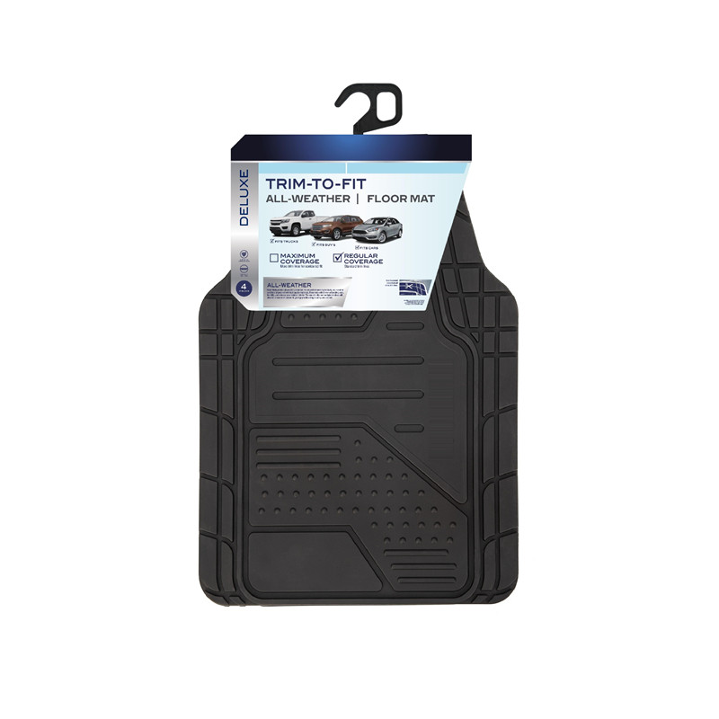 Automotive Floor Mats Black/Blue/Red Climaproof semi-universal 4pcs personalized car mat 21874