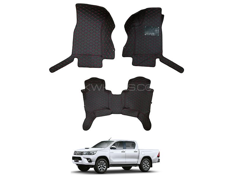 Durable Rubber Cargo Mat for Toyota Hilux Pick-up Truck