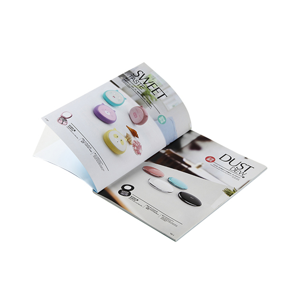 Softcover design custom brochure/flyer/catalogue book printing in China with FSC certificate