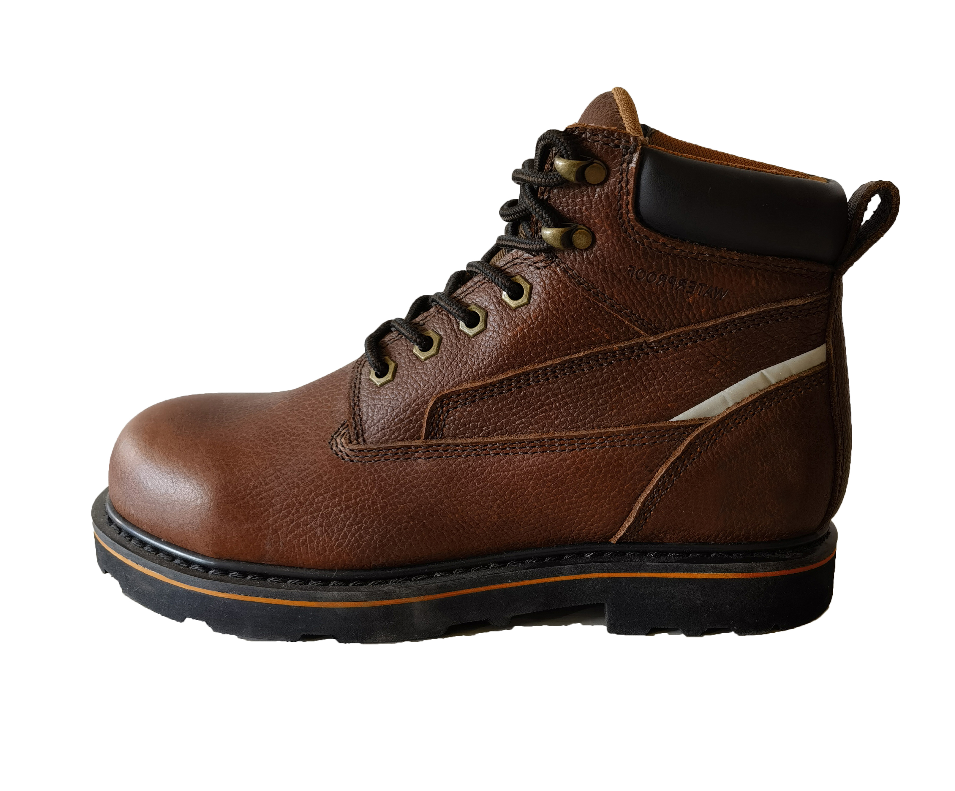 6 IN. Cherry BrowSoft Toe Water-resistant Work Boots