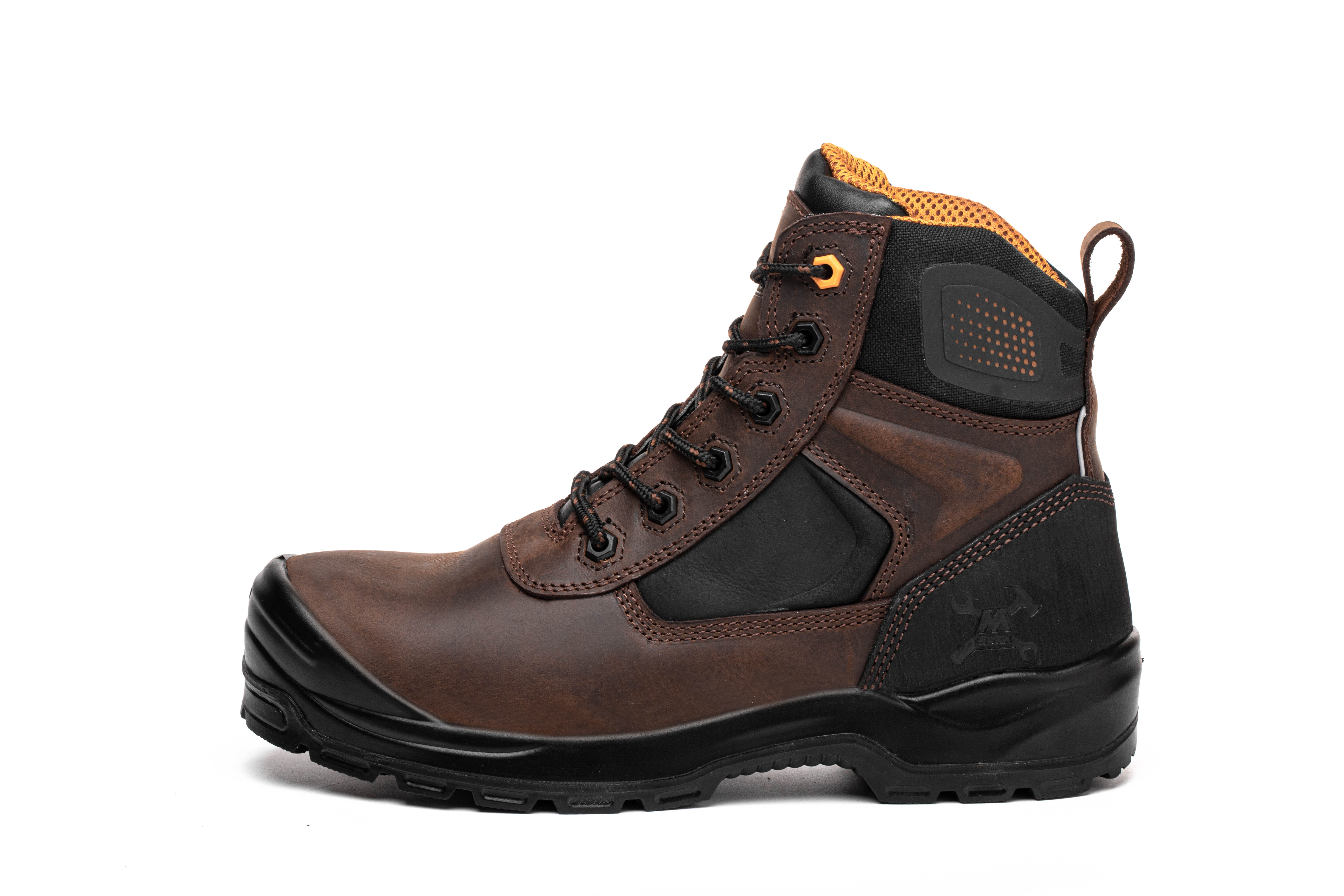  6 IN. Brown Thor  Composite toe&Plate Water Resistant No Metal Work Boot