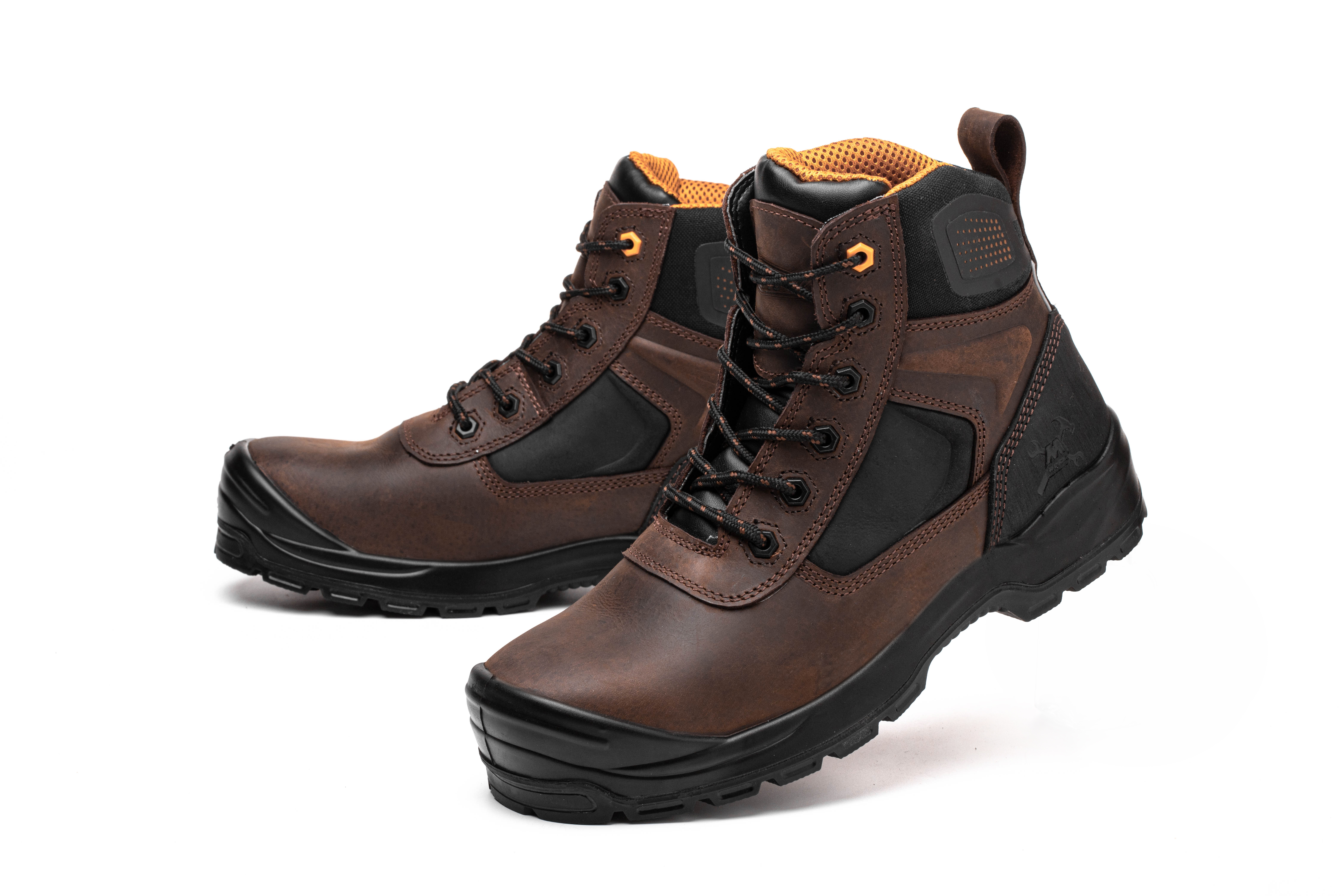 6 IN. Brown Thor  Composite toe&Plate Water Resistant No Metal Work Boot