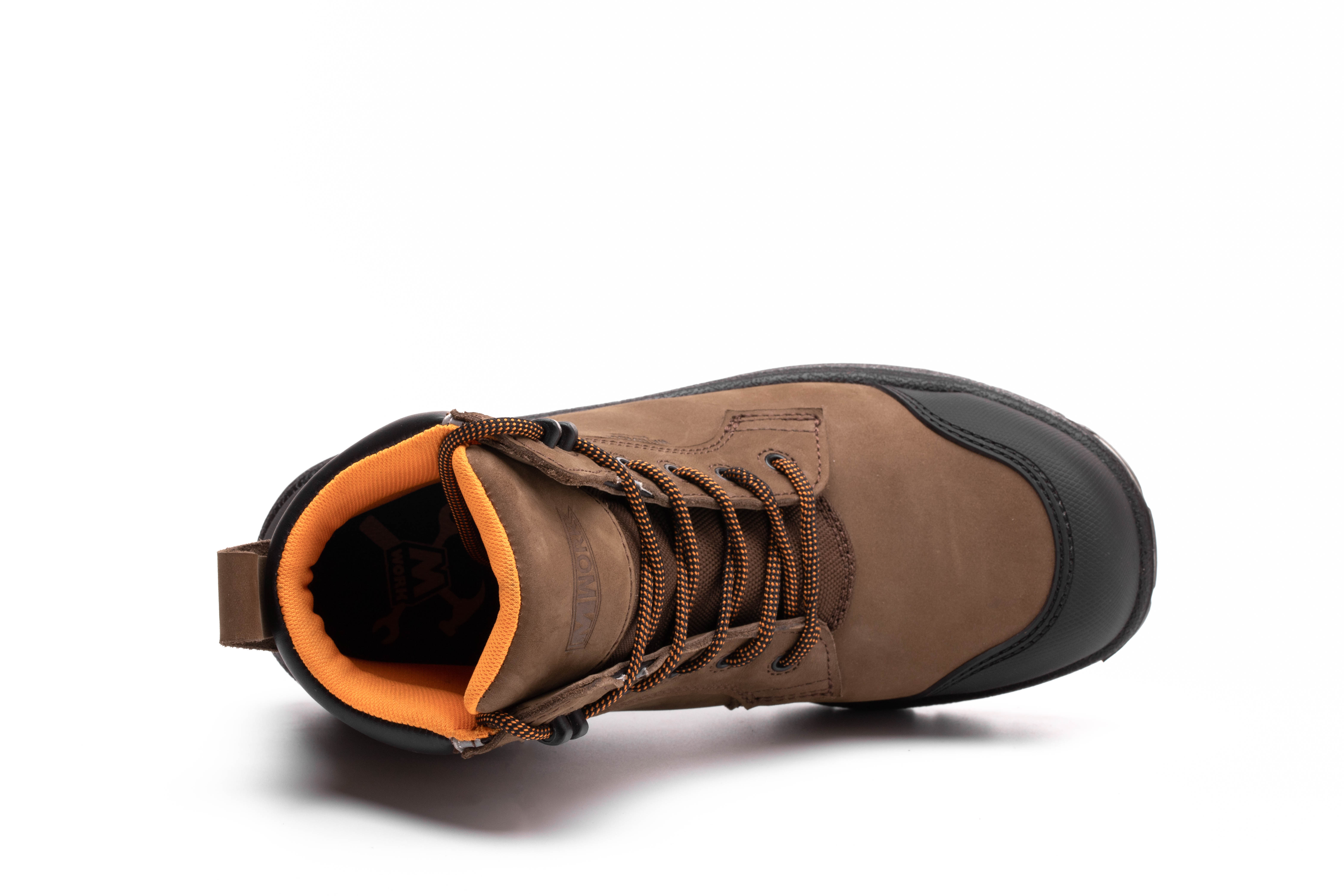6 IN. Dk. Brown Gadsden Composite toe&Plate Waterproof No Metal Work Boot