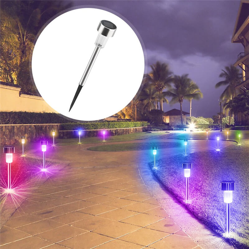 Solar Power Stainless Steel Path Lights