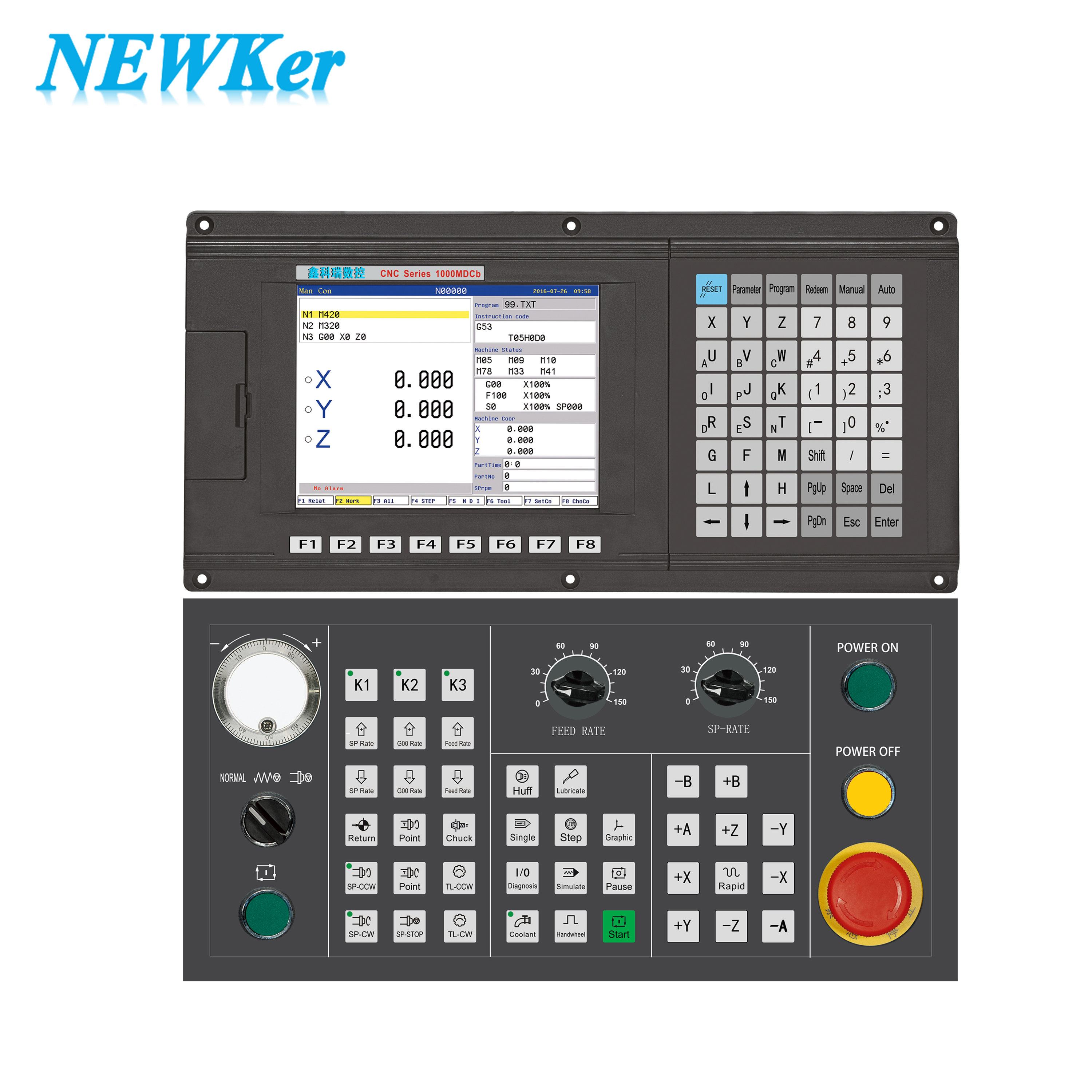 Milling Machine Center RTCP Milling CNC Controller