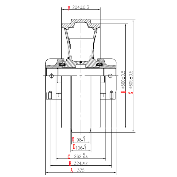 Hitachi EX300 Front Idler wholesales 9154690