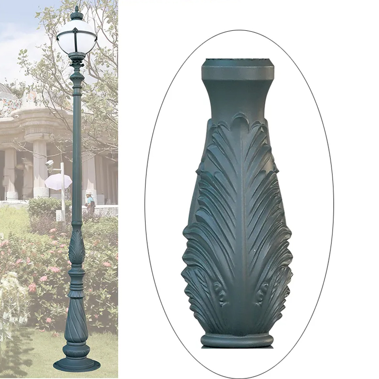 Courtyard lamp decoration villa luxury lantern pole garden light post 