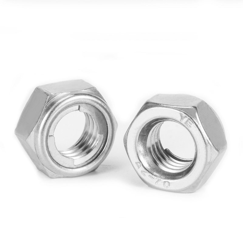 Stainless Steel DIN980M Metal Lock Nut Type M/ Stainless Steel Prevailing Torque Type Hexagon Nuts with Two-piece Metal (Type M)/Stainless Steel All Metal Lock Nut