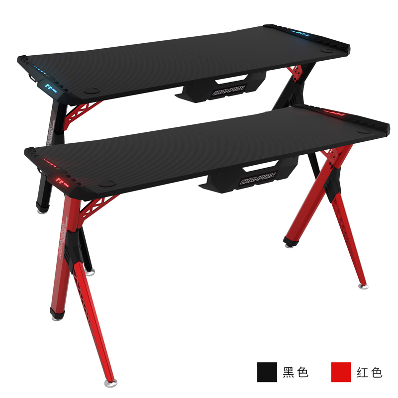 Gaming Desk With R Shape Decorate Legs  Model ZH 140cm