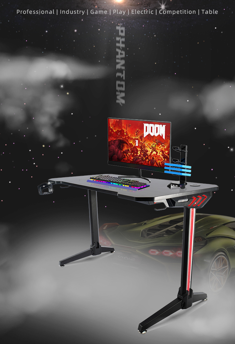 140cm-Gamer-table-with-T-shpe-legs-and-mouse-pad-Model-LY (1)