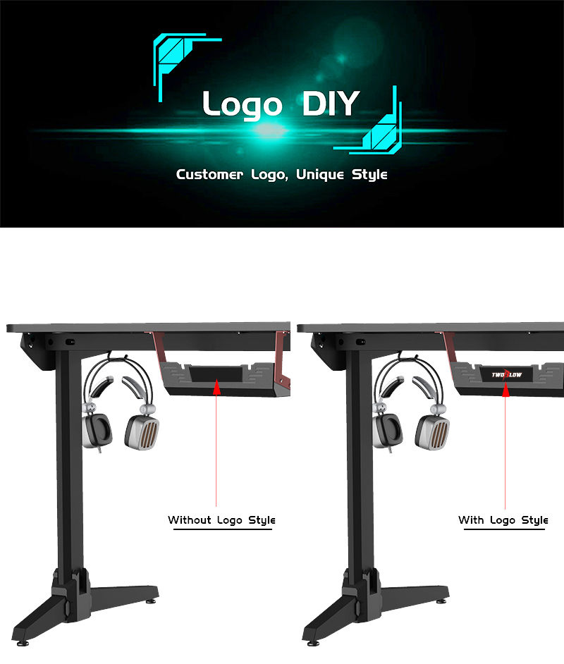 Gaming Desk With RGB Model LY (16)