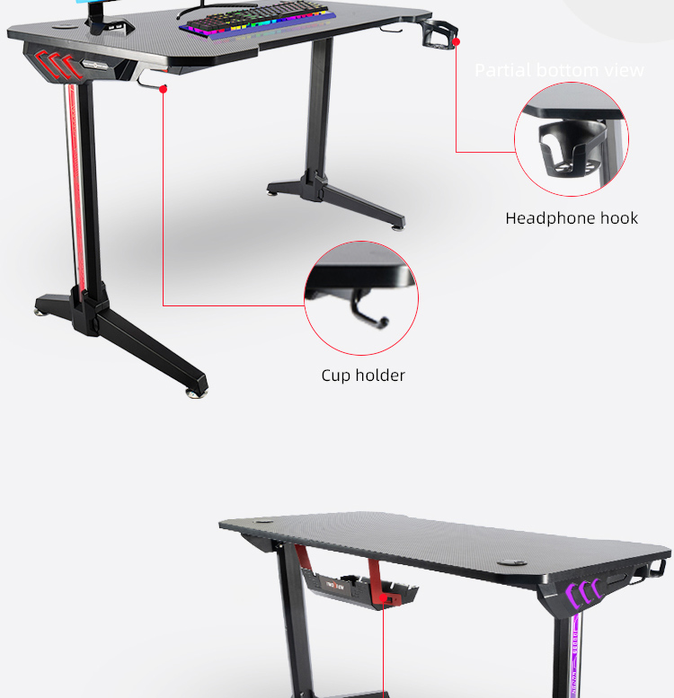 140cm-Gamer-table-with-T-shpe-legs-and-mouse-pad-Model-LY (8)