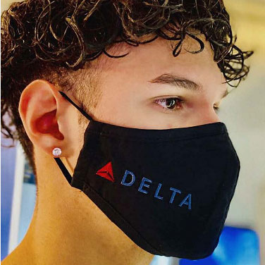 Custom Logo cloth masks for fashion men 